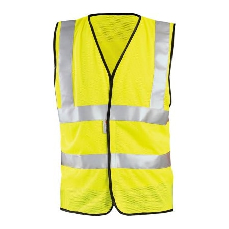 Occunomix OccuNomix Hi-Vis Premium Mesh Dual Stripe Vest, Class 2, Hi-Vis Yellow, L, LUX-SSCOOLG-YL LUX-SSCOOLG-YL